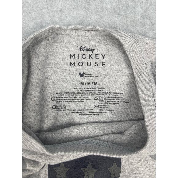 Disney‎ Mickey Mouse "Classic and Orginal" T Shirt Men's Size M Gray - Picture 2 of 5